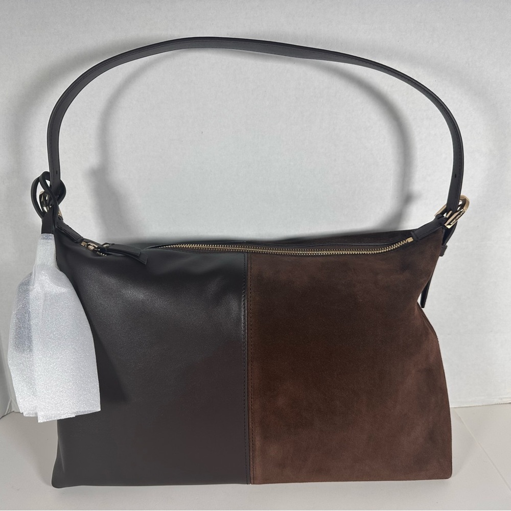 Stuart Weitzman 5050 Shoulder Bag in Walnut Brown - New With Tags